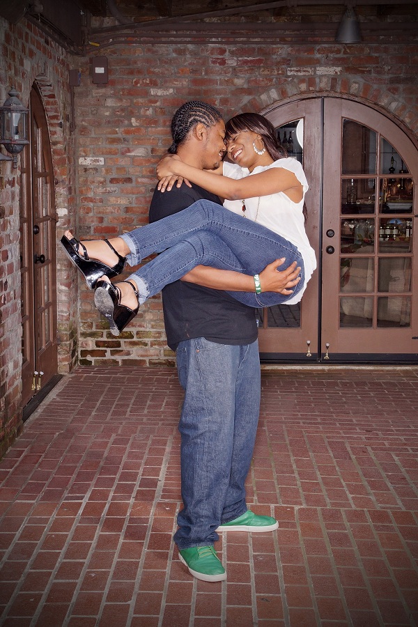 Male and Female model photo shoot of andrew m smith and SHAMEKAJACKSON by Blackriver Photography in old sacramento