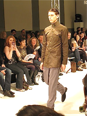 Male model photo shoot of Simon Woolley in London Fashion Week