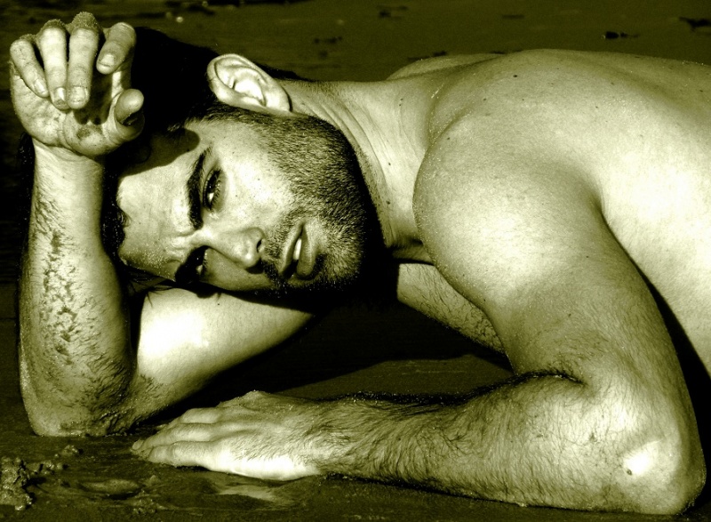 Male model photo shoot of Vladimir Molina in Malibu, CA