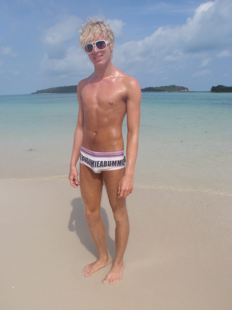 Male model photo shoot of Joshie Westwood in beach