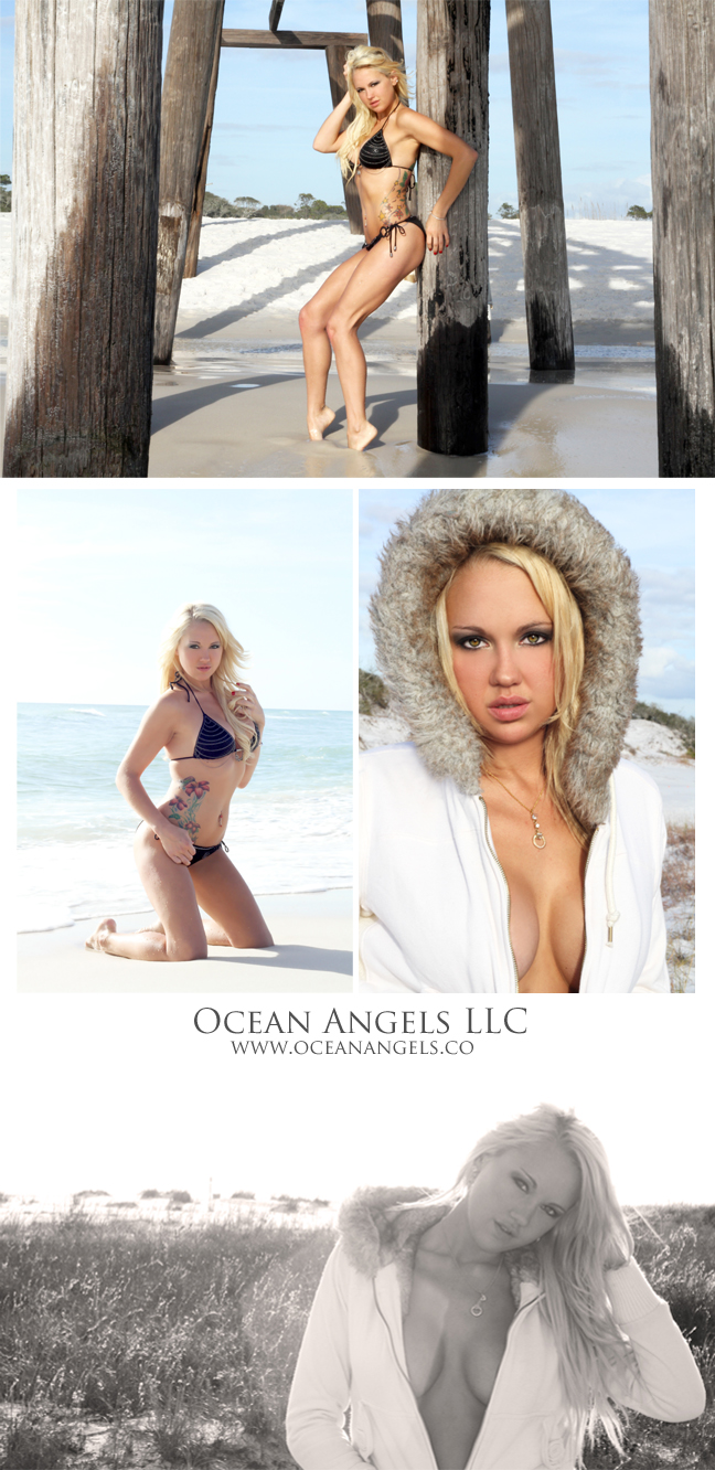 Female model photo shoot of Ali Elwell-Ocean Angels