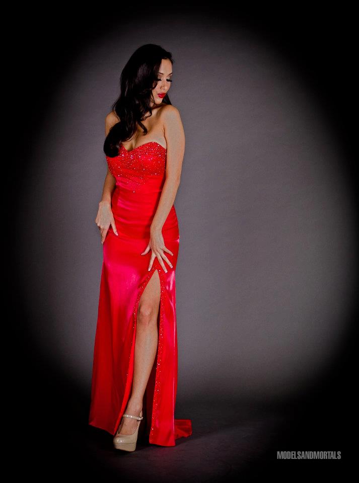 Female model photo shoot of Miss AMC by Justin Nunez, makeup by JT Artistry