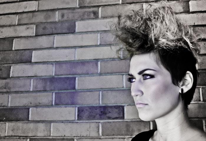 Female model photo shoot of Dani Lyman Hair