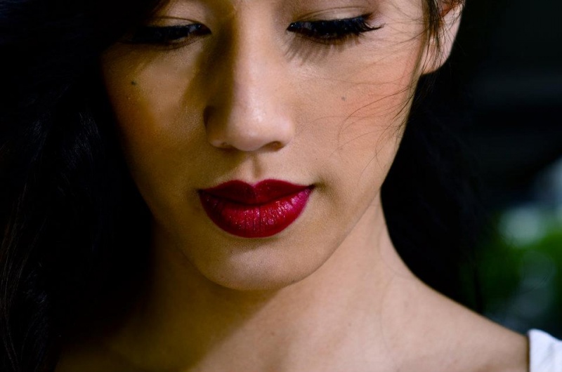 Female model photo shoot of Sarah Thong Makeup Art in Brisbane Powerhouse