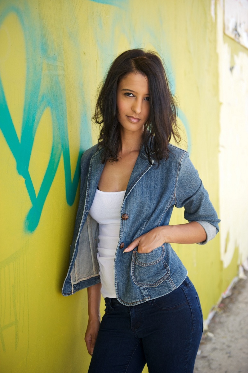 Female model photo shoot of Tiffanie Sandra in Wynwood Miami