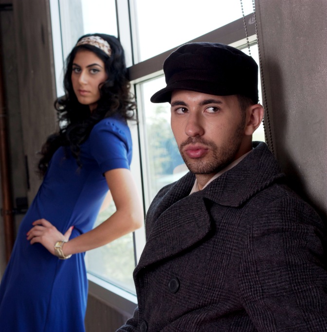 Male and Female model photo shoot of IDEEN and Sabrina Setareh by Nie Serano, wardrobe styled by Shannon Pascascio