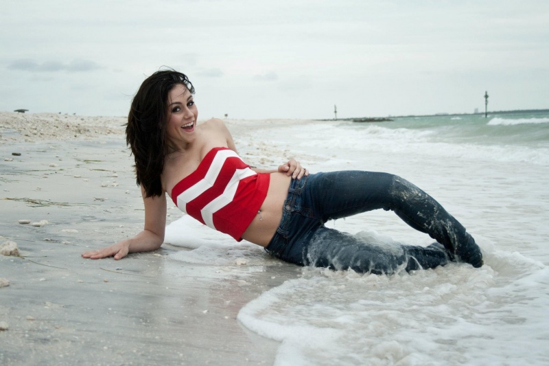 Female model photo shoot of Meghan Marshall by Rodrigo Perez in HoneyMoon Beach