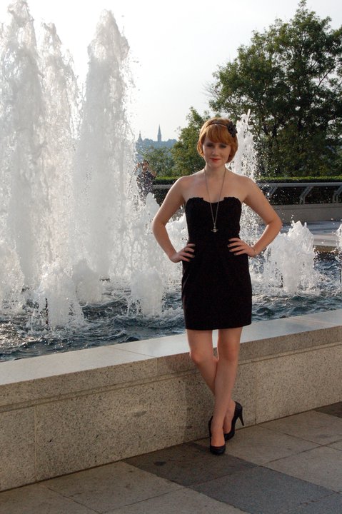 Female model photo shoot of Sarah Nivri in Kennedy Center, DC