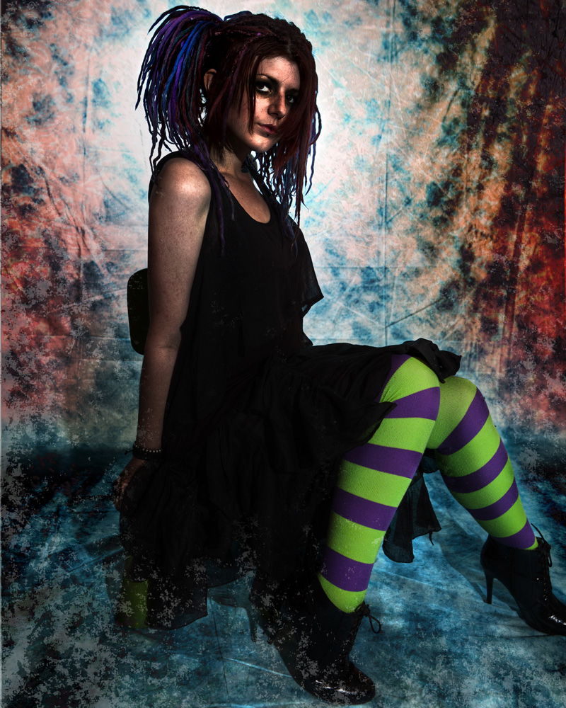 Female model photo shoot of Emerald Stitches by sebastian torres