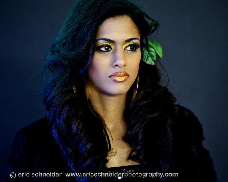 Female model photo shoot of Anousha R in HZV Studios