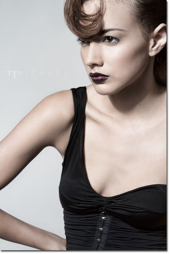 Male and Female model photo shoot of Ty  M i c h a e l and Keysi Linares by Ty  M i c h a e l, makeup by Lourdes G