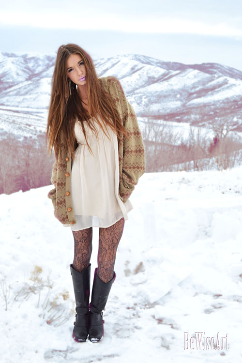 Female model photo shoot of Be Wise Art in Salt Lake City UT., makeup by Lauren A Fisher