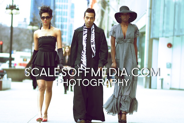Male model photo shoot of scalesoffmedia in Michigan Avenue Chicago 