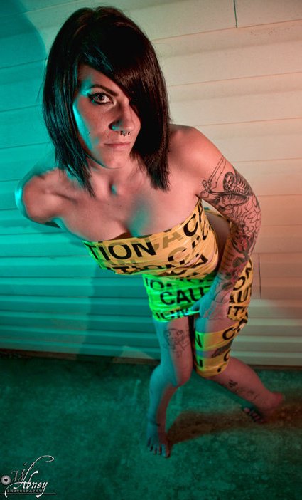 Female model photo shoot of Kat Gorejuice by Wesley S Abney in Athens Ga