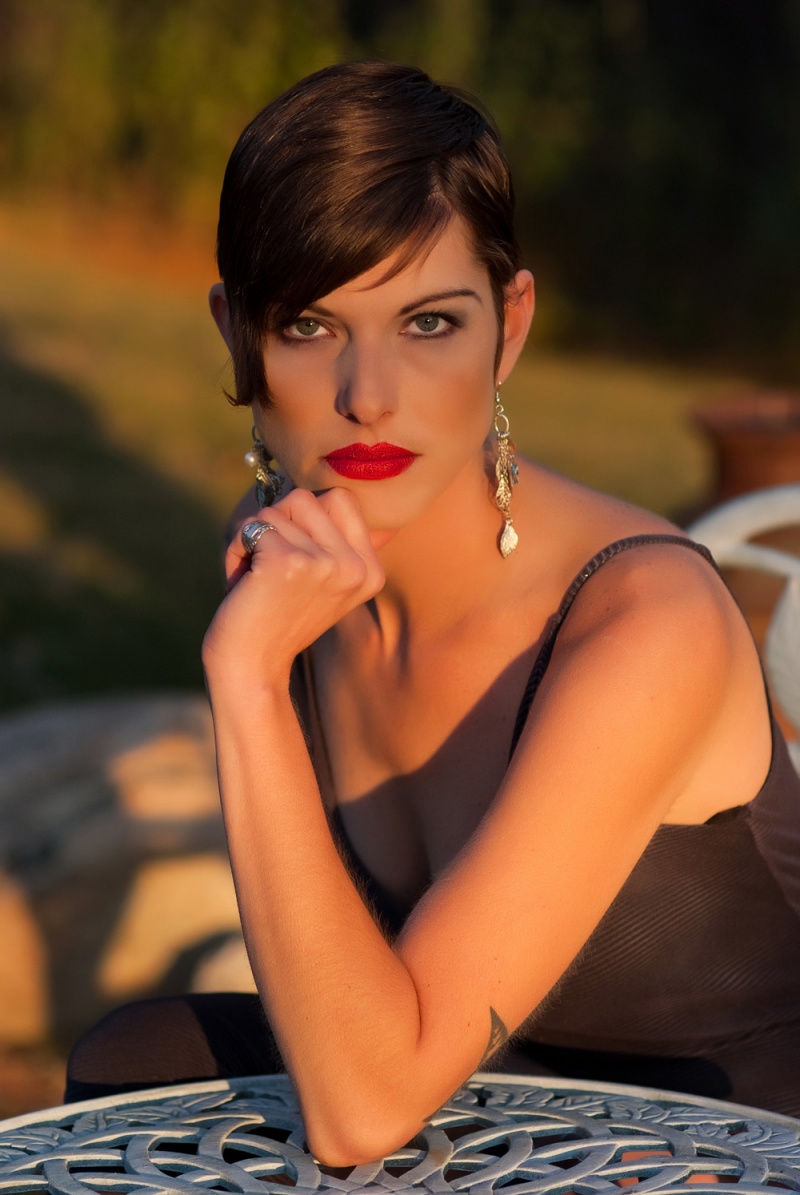 Female model photo shoot of Melissa Rost by Dennis Driscoll, makeup by Kati Hackett