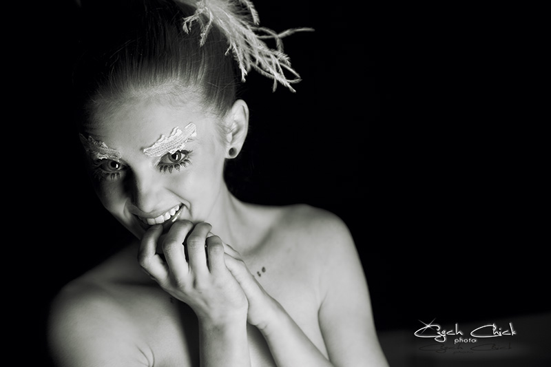 Female model photo shoot of Czech Chick Photo and Tara  H, hair styled by Amanda Marie Cory, makeup by EyeCandy Artistry