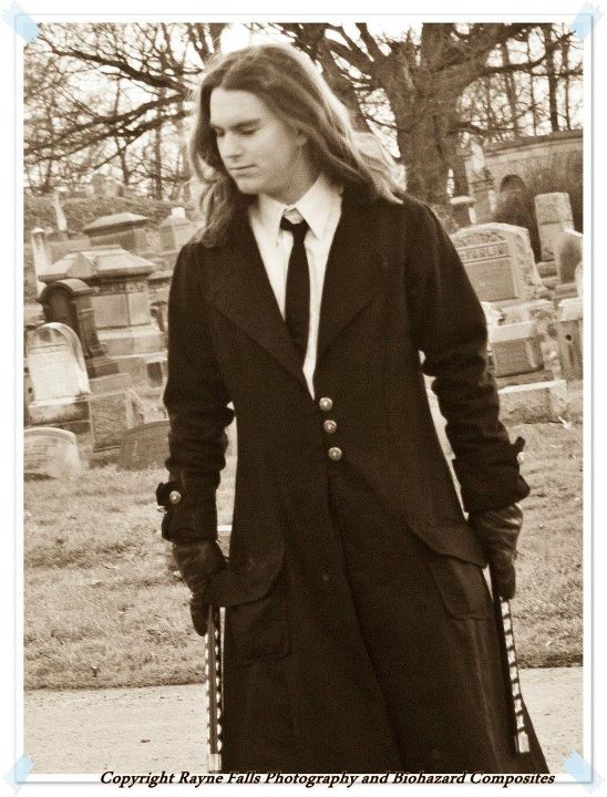 Male model photo shoot of Aylex Morhaven by Rayne Falls Photo in Mt. Hope Cemetary