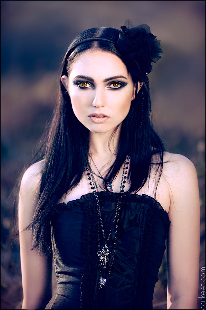 Female model photo shoot of AliciaV by Tristan Carkeet in Santa Cruz, CA, makeup by karisa preto