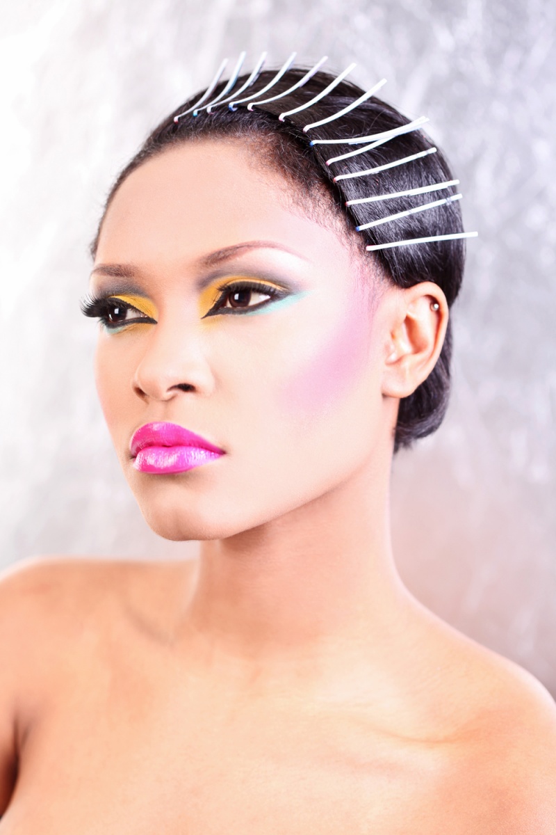 Female model photo shoot of H L M Photography and Trissan Mighty in Birmingham, makeup by Jen Hesse Makeup