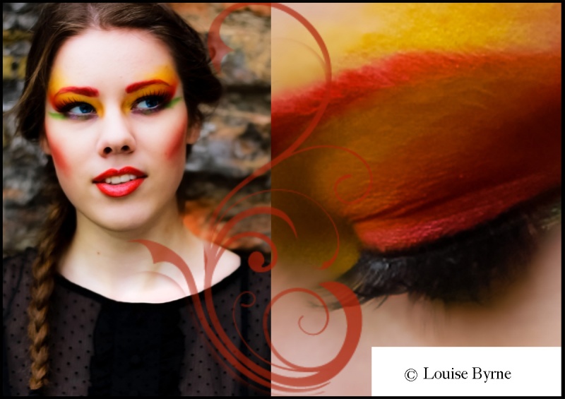 Female model photo shoot of Photography by Louise B, makeup by Kasia Burda