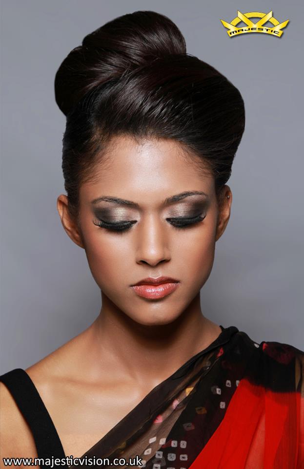 Female model photo shoot of Chitra and Anousha R by Majestic Vision, hair styled by Moira Borg