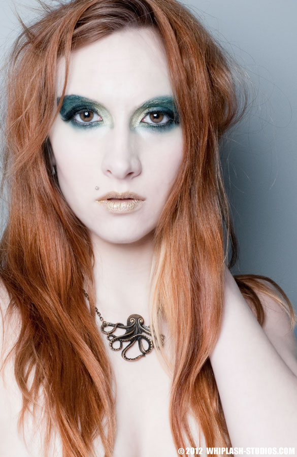 Female model photo shoot of Nicolette K by Whiplash-Studios in Raleigh NC 2012, makeup by FemmeFatale MUA