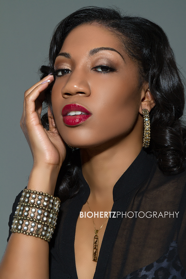 Female model photo shoot of Nailah Aisha by Biohertz in Chicago IL