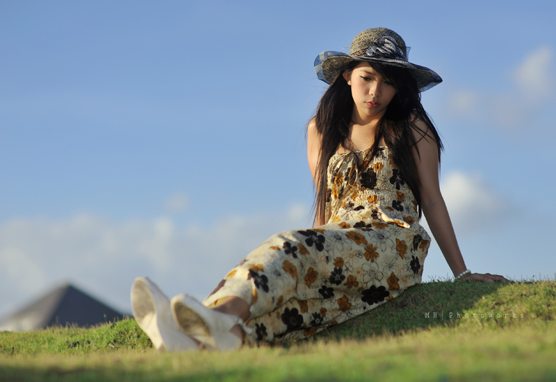 Female model photo shoot of Mii Chan in Echo Beach, Bali