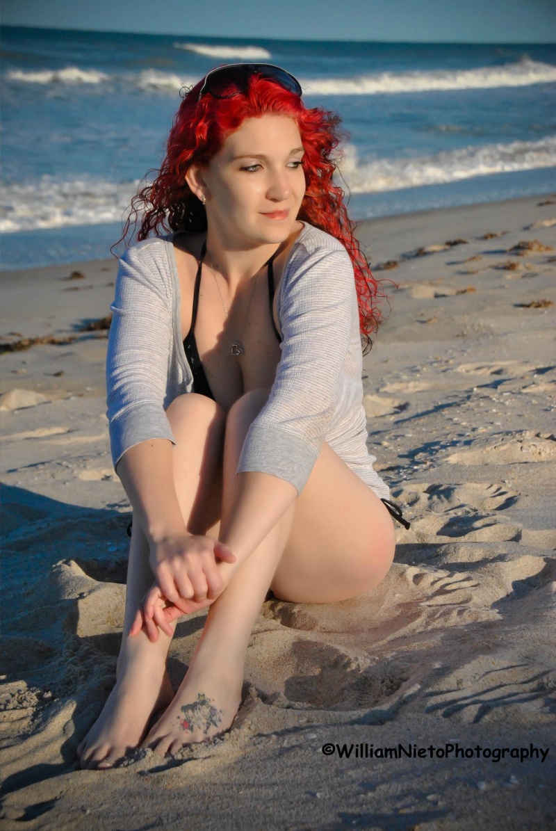 Female model photo shoot of RebeccaDawn by NtW Photos in Playalinda Beach