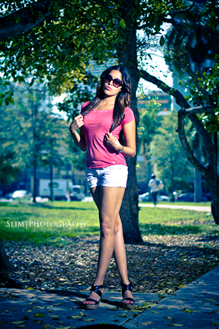 Female model photo shoot of SPMelissaSantos by Slim Photos in Downtown Miami