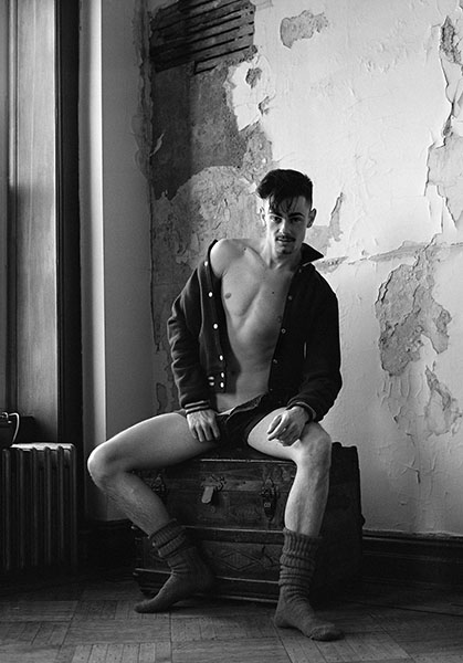 Male model photo shoot of Jon T Roberts Australia in NYC