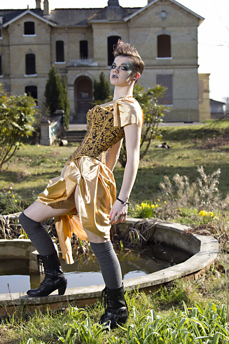 Female model photo shoot of Lydia Victoria Photo, clothing designed by Lyndsey Clark
