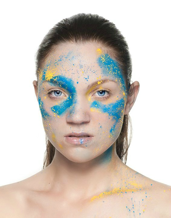 Female model photo shoot of Jenna London, makeup by Amy Chretien