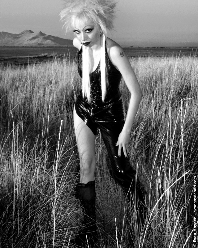 Male and Female model photo shoot of evanhayden and Vicious Kurai in Salt Lake, UT - 11/15/08