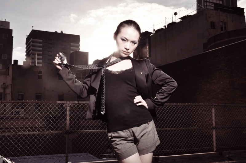 Female model photo shoot of Georgina Hu by Owenzhang