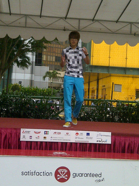 Male model photo shoot of WeeSeng Ngoh in Ngee Ann City