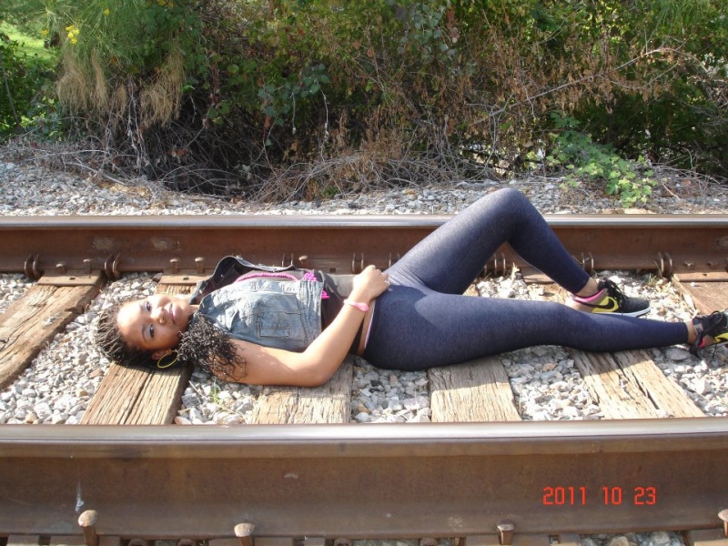 Female model photo shoot of TREME HARRISON in downtown waco texas