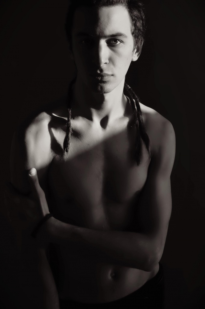 Male model photo shoot of Elijah Semper-Vivum in Papermill loft, Philadelphia, PA