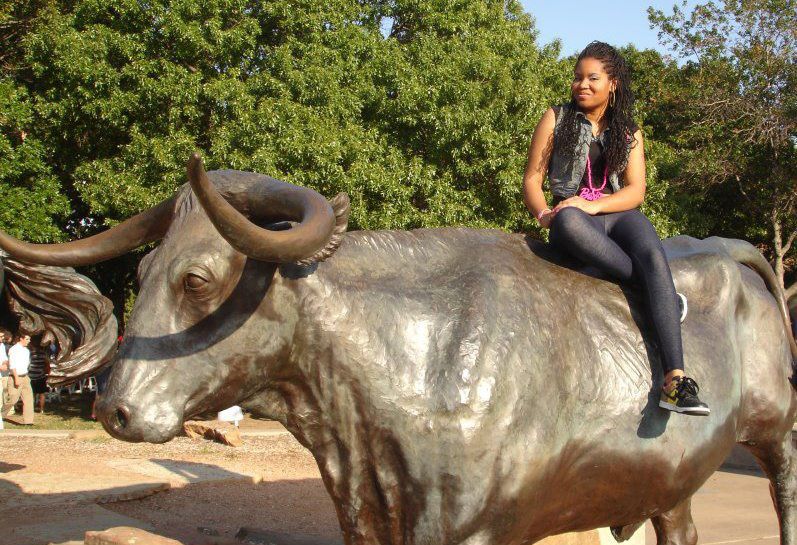 Female model photo shoot of TREME HARRISON in downtown waco texas