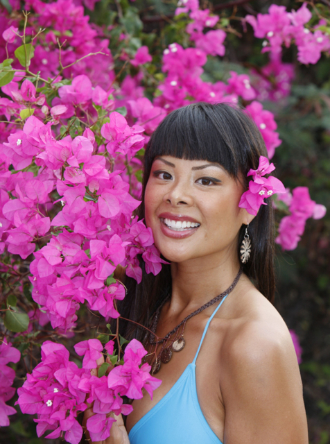 Female model photo shoot of Christine Navarro in Big Island, Hawaii