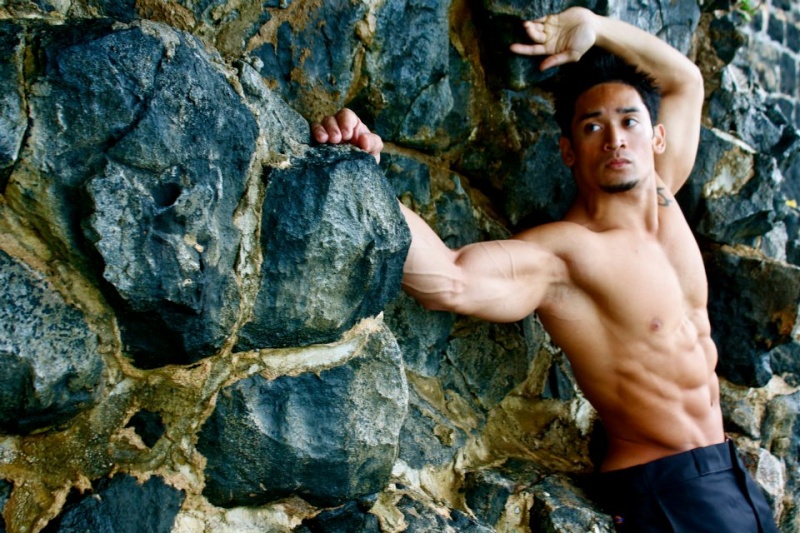 Male model photo shoot of Ansonn in oahu