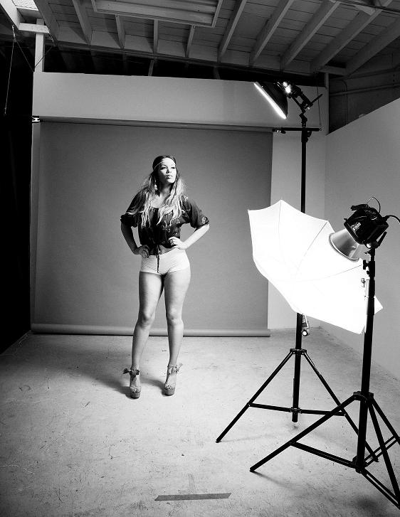 Female model photo shoot of Kay Louise in studio 8