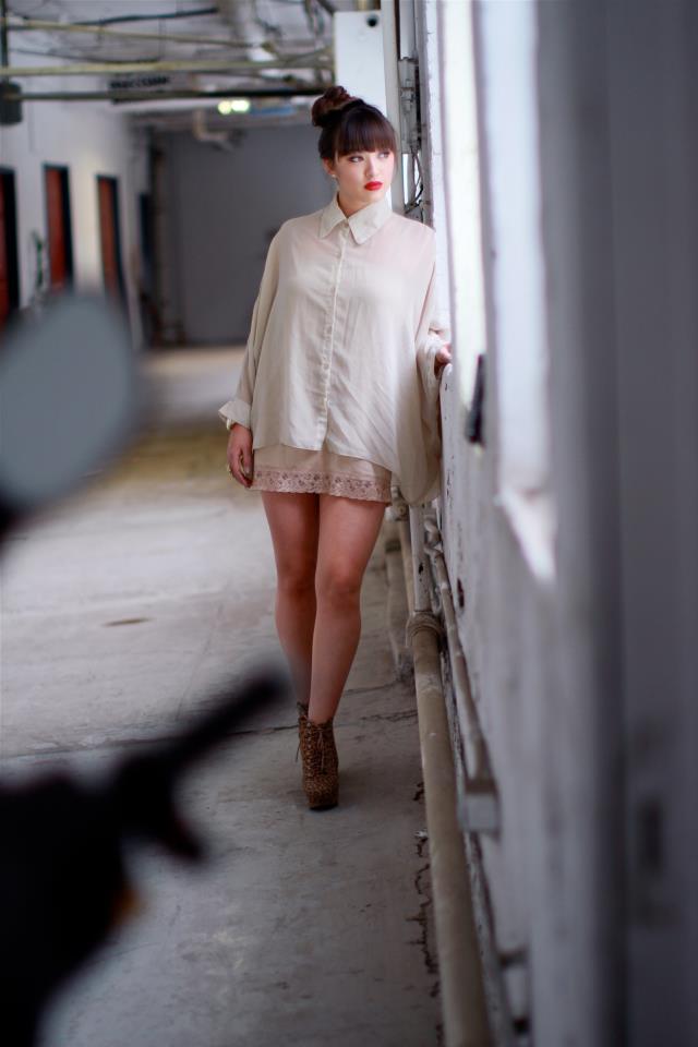 Female model photo shoot of Stefanie Nakamura in Montreal