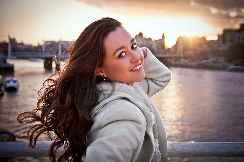 Female model photo shoot of Ana Olmeda in southbank london