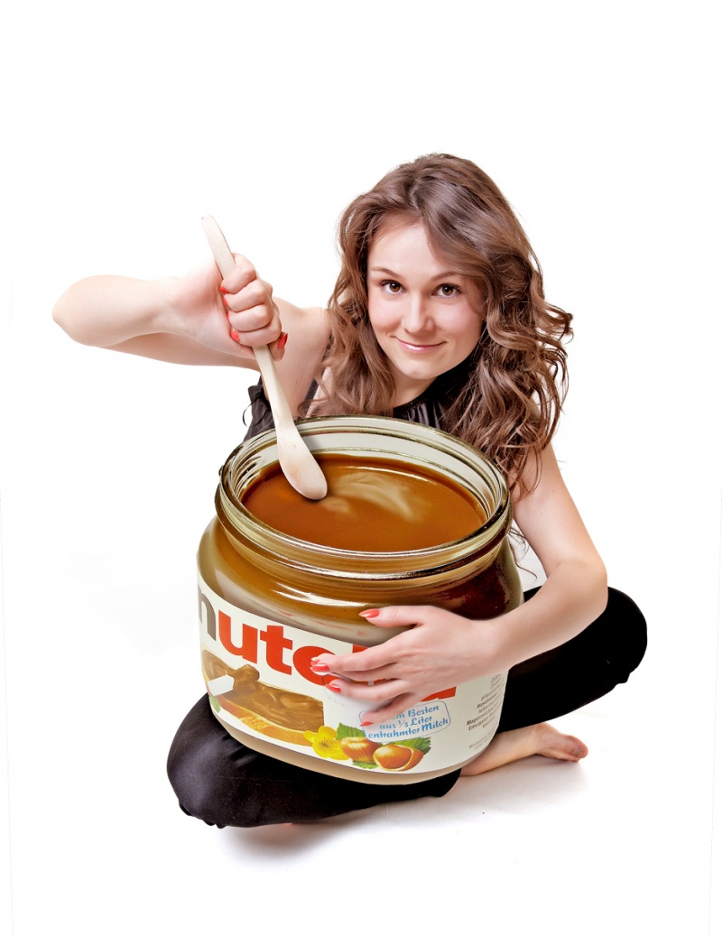 Female model photo shoot of Irina Brown in Nutella Factory :)