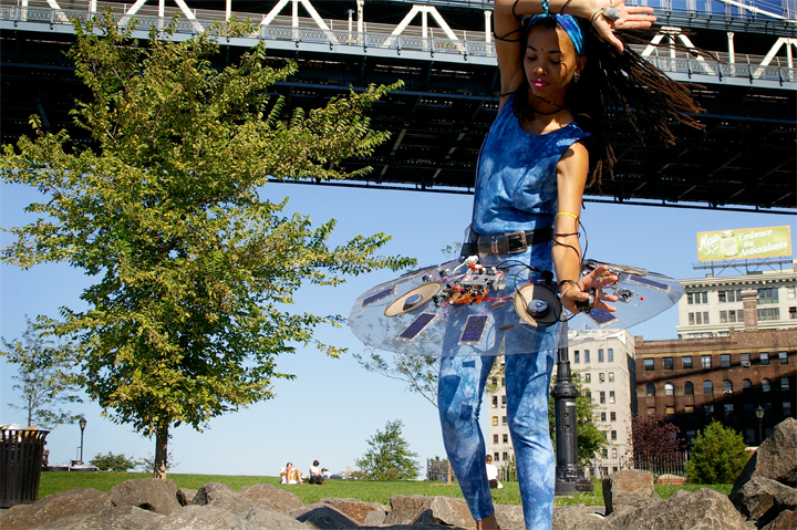 Female model photo shoot of Radiant Jasmin in Brooklyn Bridge Park