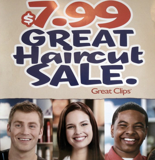 Male model photo shoot of Phil J Thompson in Great Clips Hair Salons
