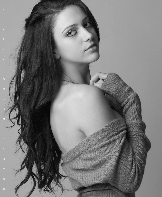 Female model photo shoot of Haliegha Jones in Randy Basso Studio