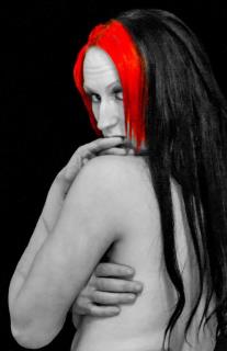 Female model photo shoot of Crimson Sixx in Manchester