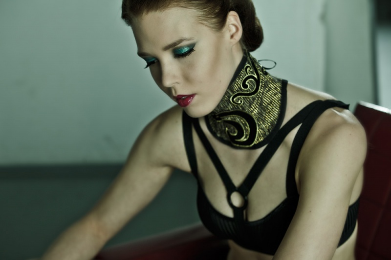 Female model photo shoot of Laura  Maria, makeup by Satu Huikko